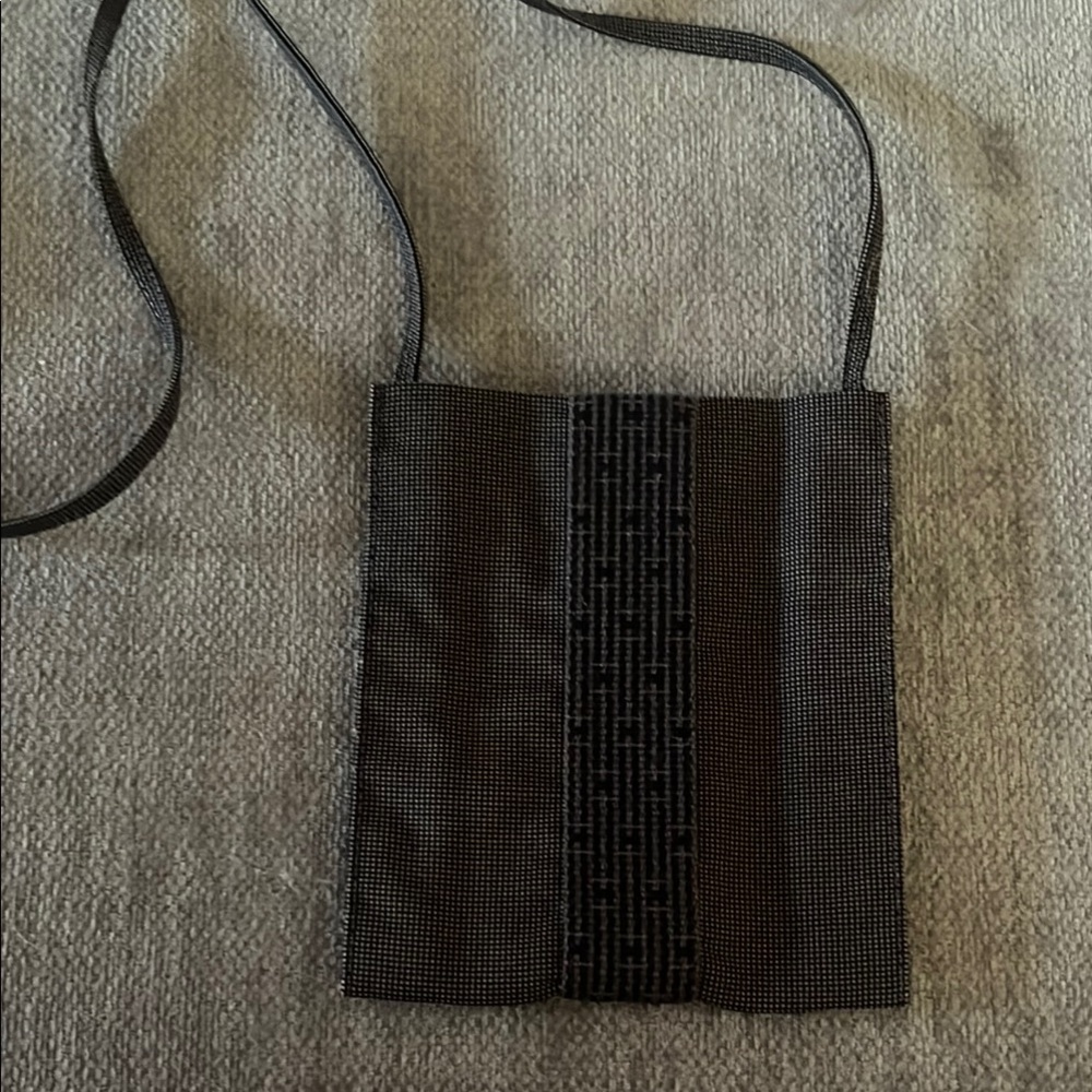 Hermes Brown and Black Herline Pochette Tote Mini Bag
